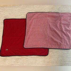 Lacoste Red thro pillow covers